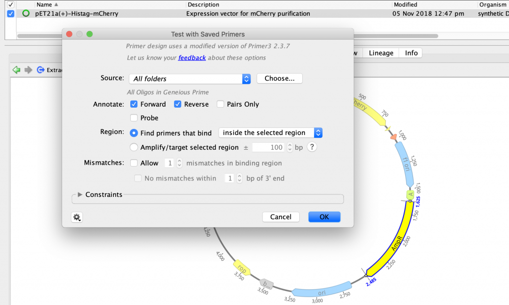 Test PCR primers against any sequence before your order
