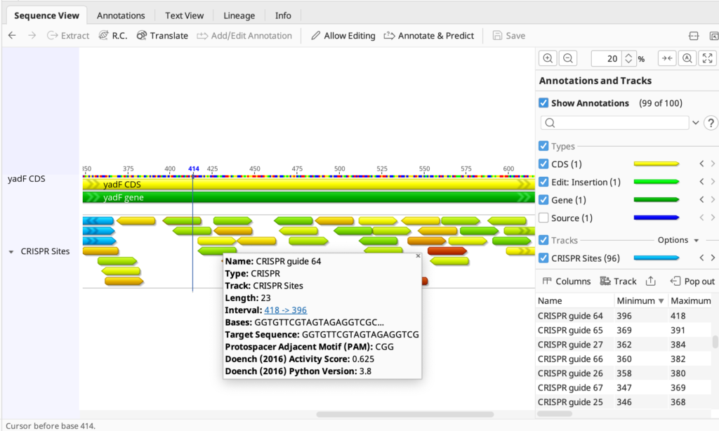 Find CRISPR Sites