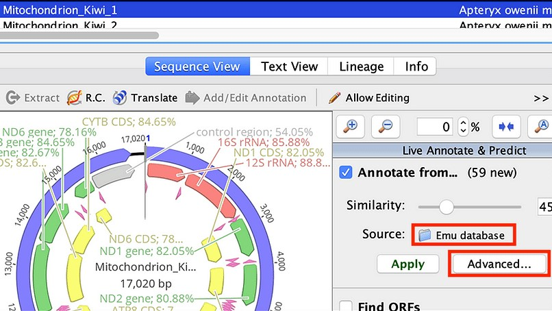 Transfer annotations