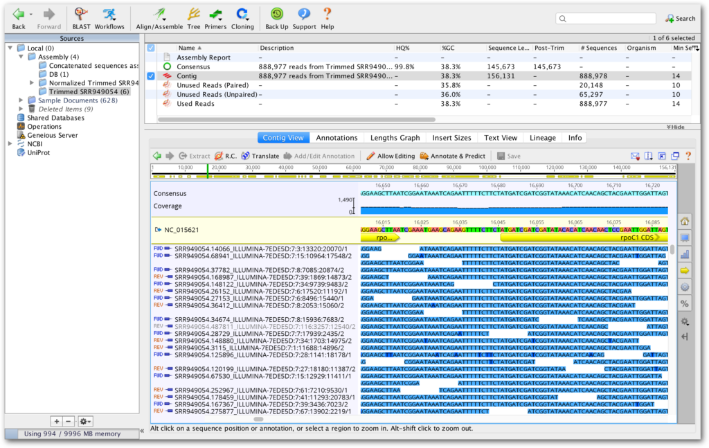 Extensive Pre-Processing of Sequencing Reads