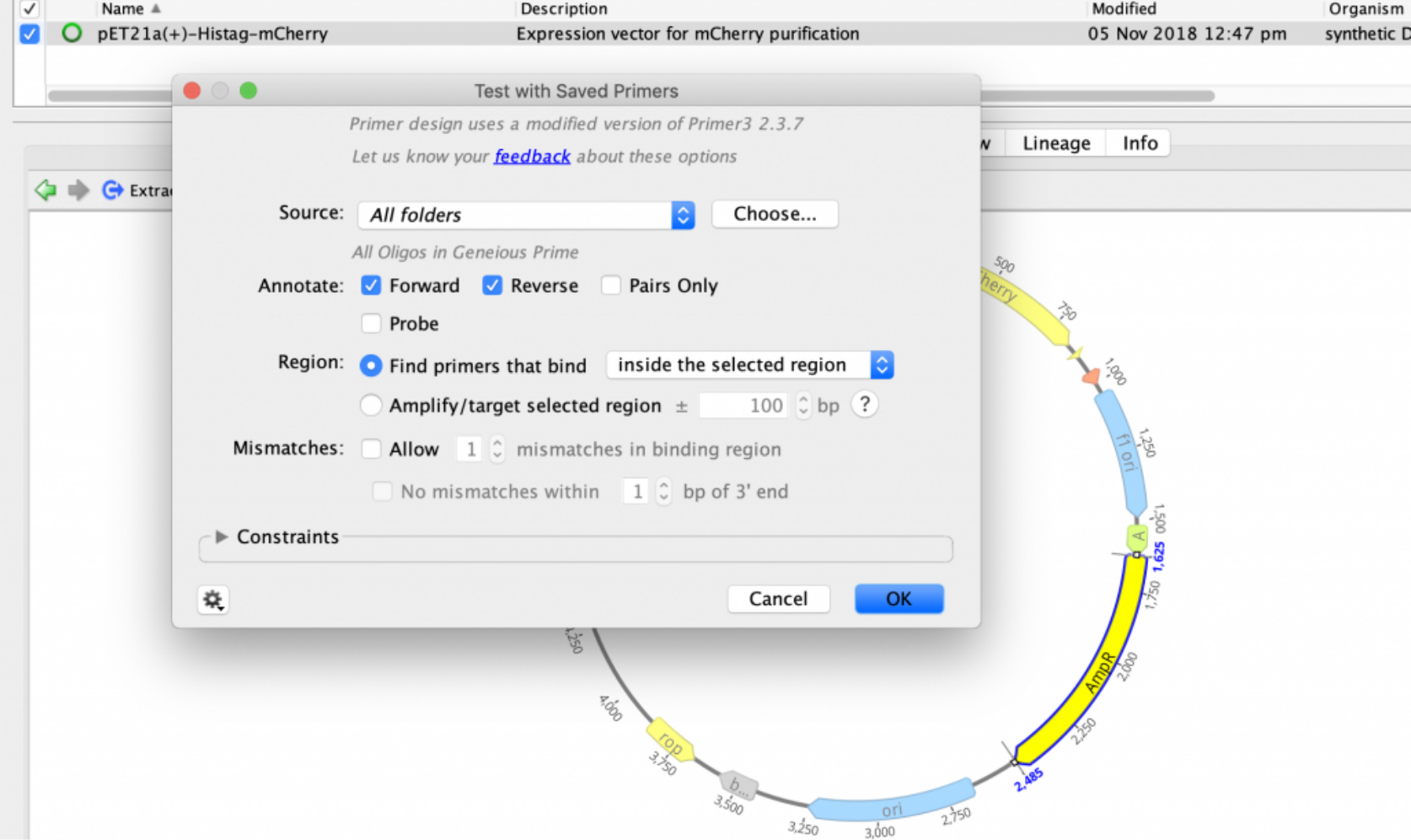 Simplified Testing & Annotation of Existing Primers
