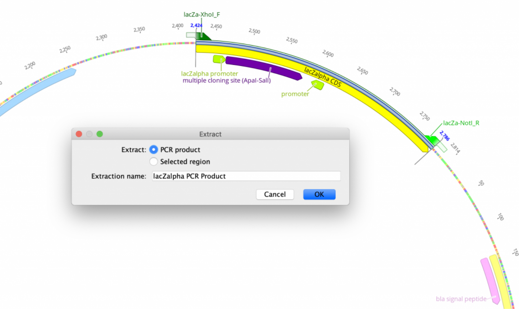 Easy Extraction of PCR & Restriction Digest Products